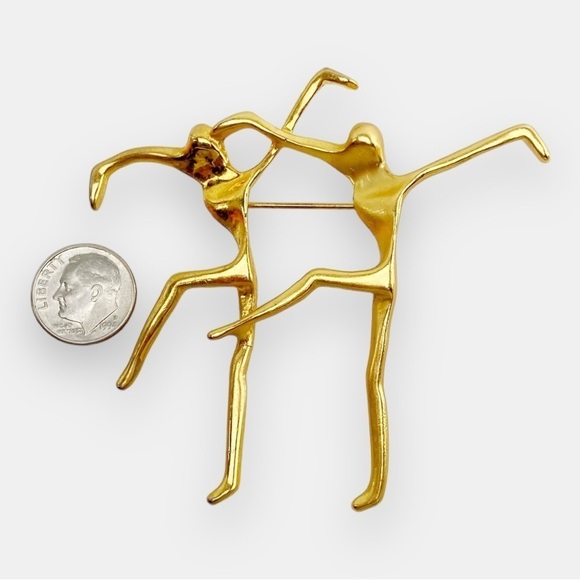 Vintage Art Sculpture Brooch​ - Picture 3 of 3